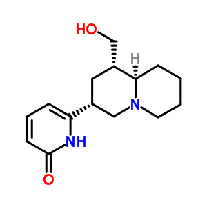 60394-92-5  6-[(1S,3R,9aR)-1-(hydroxymethyl)octahydro-2H-quinolizin-3-yl]pyridin-2(1H)-one