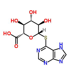 63425-02-5  7H-purin-6-yl 1-thio-beta-D-glucopyranosiduronic acid