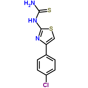 6635-76-3  1-[4-(4-chlorophenyl)-1,3-thiazol-2-yl]thiourea