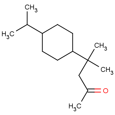 10534-37-9  4-[4-(isopropyl)cyclohexyl]-4-methylpentan-2-one