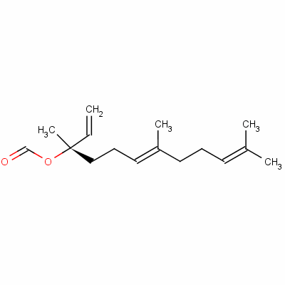 1112-99-8  (S)-3,7,11-trimethyldodeca-1,6,10-trien-3-yl formate