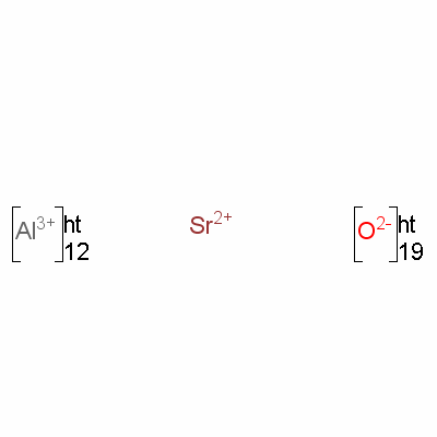 12254-24-9  dodecaaluminium strontium nonadecaoxide