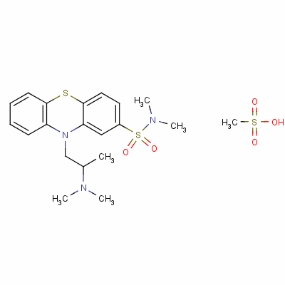 13115-40-7  10-[2-(dimethylamino)propyl]-N,N-dimethyl-10H-phenothiazine-2-sulphonamide monomethanesulphonate