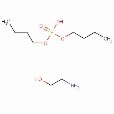 13833-40-4  O,O-dibutyl hydrogen phosphate, compound with 2-aminoethanol (1:1)