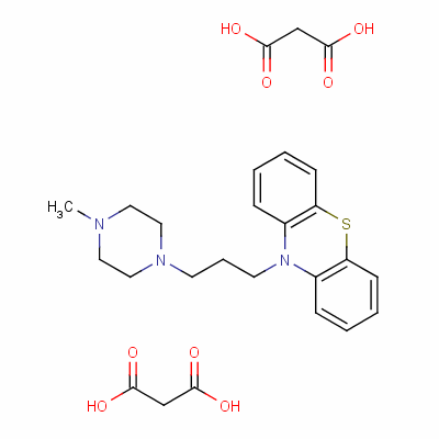 14777-25-4  10-[3-(4-methylpiperazin-1-yl)propyl]-10H-phenothiazine dimalonate