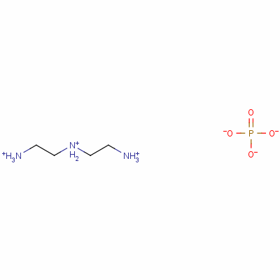 14852-18-7  N-(2-ammonioethyl)ethane-1,2-diammonium phosphate