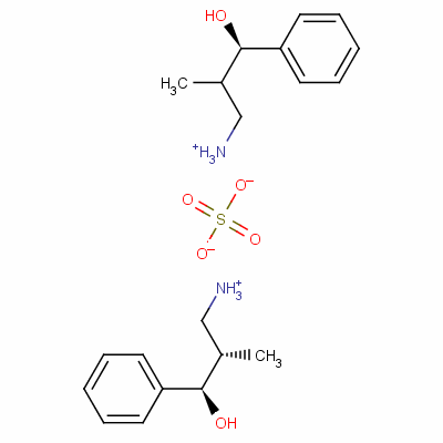 154-45-0  bis[(R*,S*)-()-β-hydroxy-α-methylphenethyl)methylammonium] sulphate