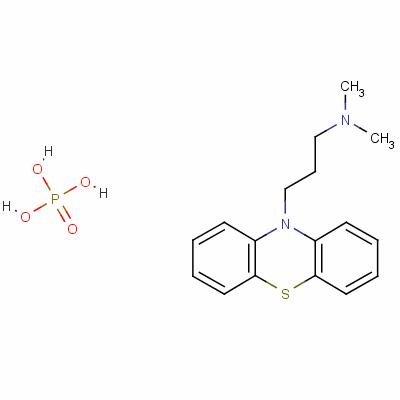 15421-37-1  10-[3-(dimethylammonio)propyl]-10H-phenothiazinium hydrogen phosphate