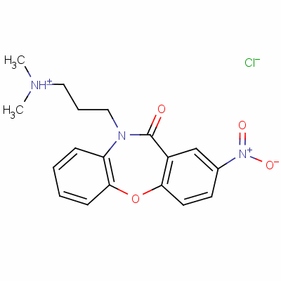 16398-39-3  10-[3-(dimethylamino)propyl]-2-nitrodibenz[b,f][1,4]oxazepin-11(10H)-one monohydrochloride