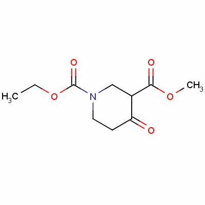 1-ethyl 3-methyl 4-oxopiperidine-1,3-dicarboxylate 19821-27-3