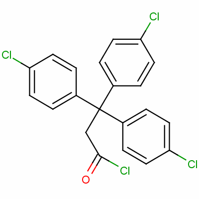 2172-49-8  3,3,3-tris(p-chlorophenyl)propionyl chloride