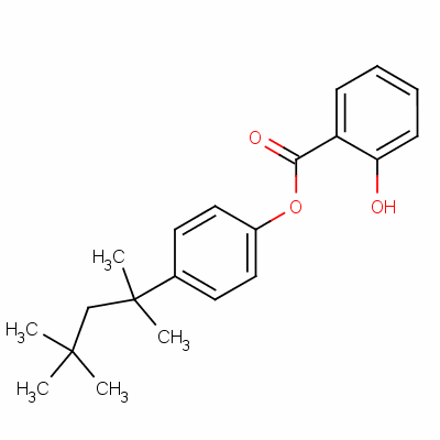 2553-08-4  4-(1,1,3,3-tetramethylbutyl)phenyl salicylate