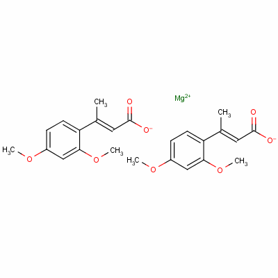 26011-83-6  magnesium 3-(2,4-dimethoxyphenyl)-2-butenoate