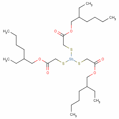 26864-36-8  2-ethylhexyl 10-ethyl-4-[[2-[(2-ethylhexyl)oxy]-2-oxoethyl]thio]-7-oxo-8-oxa-3,5-dithia-4-stibatetradecanoate