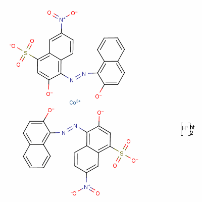 26921-01-7  bis[hydrogen 3-hydroxy-4-[(2-hydroxy-1-naphthyl)azo]-7-nitronaphthalene-1-sulphonato(2-)]cobaltate(1-)