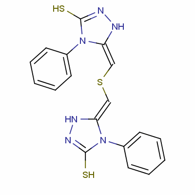 27934-38-9  5,5'-(thiodimethylene)bis[4-phenyl-4H-1,2,4-triazole-2-thiol]