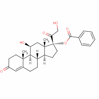 28956-89-0  11β,17,21-trihydroxypregn-4-ene-3,20-dione 17-benzoate