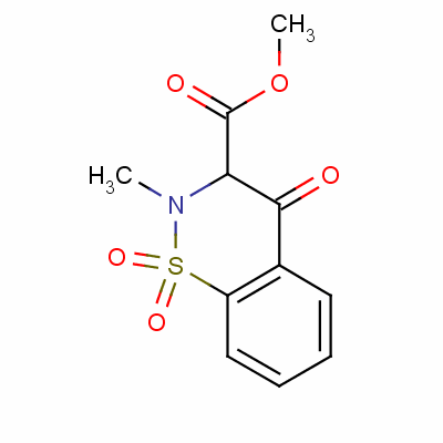 29209-30-1  methyl 3,4-dihydro-2-methyl-4-oxo-2H-1,2-benzothiazine-3-carboxylate 1,1-dioxide