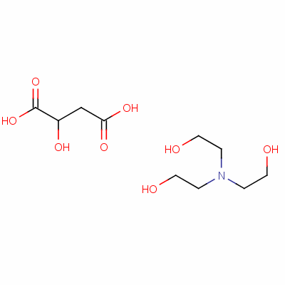 29868-02-8  malic acid, compound with 2,2',2''-nitrilotriethanol