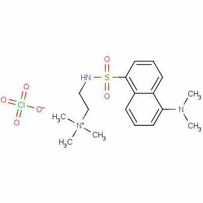 33423-98-2  dansylaminoethyl trimethylammonium*perchlorate