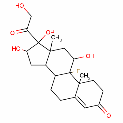 337-02-0  9-fluoro-11β,16α,17,21-tetrahydroxypregn-4-ene-3,20-dione