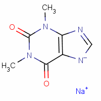 3485-82-3  3,7-dihydro-1,3-dimethyl-1H-purine-2,6-dione, sodium salt