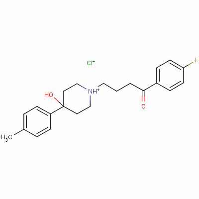 3871-82-7  1-[3-(p-fluorobenzoyl)propyl]-4-hydroxy-4-(p-tolyl)piperidinium chloride