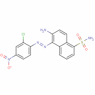 3874-84-8  6-amino-5-[(2-chloro-4-nitrophenyl)azo]naphthalene-1-sulphonamide