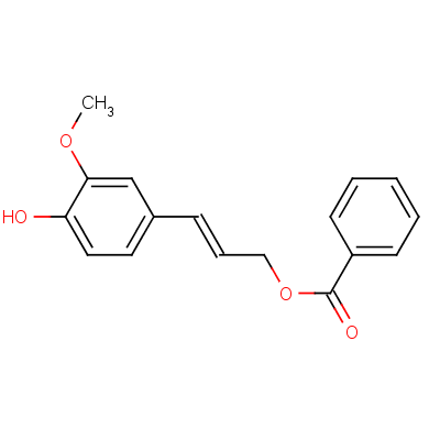 4159-29-9  4-hydroxy-3-methoxycinnamyl benzoate