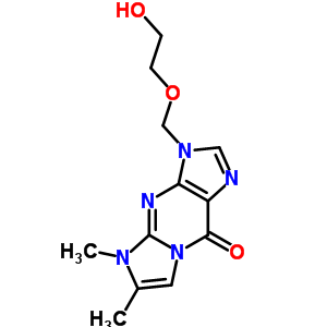 114199-20-1  3-[(2-hydroxyethoxy)methyl]-5,6-dimethyl-3,5-dihydro-9H-imidazo[1,2-a]purin-9-one