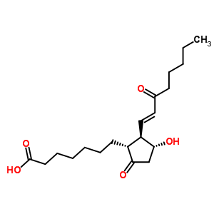 22973-19-9;28312-76-7;5054-62-6  (11alpha,13E)-11-hydroxy-9,15-dioxoprost-13-en-1-oic acid