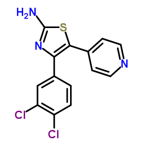 252198-68-8  4-(3,4-dichlorophenyl)-5-pyridin-4-yl-1,3-thiazol-2-amine
