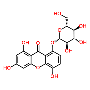26107-89-1;34472-02-1;54954-12-0  4,6,8-trihydroxy-9-oxo-9H-xanthen-1-yl beta-D-glucopyranoside 26107-89-1;34472-02-1;54954-12-0  4,6,8-trihydroxy-9-oxo-9H-xanthen-1-yl beta-D-glucopyranoside