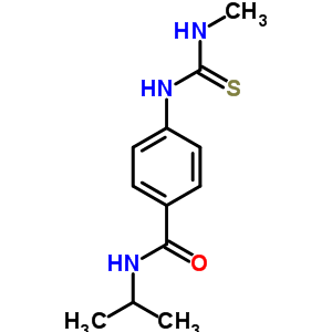 70379-98-5  4-[(methylcarbamothioyl)amino]-N-(1-methylethyl)benzamide