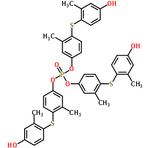 71463-72-4  tris{4-[(4-hydroxy-2-methylphenyl)sulfanyl]-3-methylphenyl} phosphate