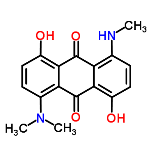 71876-31-8  1-(dimethylamino)-4,8-dihydroxy-5-(methylamino)anthracene-9,10-dione