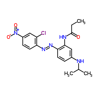 73157-53-6  N-{2-[(E)-(2-chloro-4-nitrophenyl)diazenyl]-5-[(1-methylethyl)amino]phenyl}propanamide