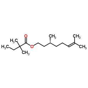 74499-50-6  (3R)-3,7-dimethyloct-6-en-1-yl 2,2-dimethylbutanoate