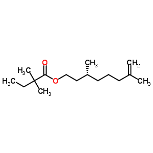 74499-51-7  (3R)-3,7-dimethyloct-7-en-1-yl 2,2-dimethylbutanoate