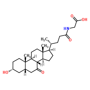 75808-00-3  N-[(3alfa,5bèta)-3-hydroxy-7,24-dioxocholan-24-yl]glycine