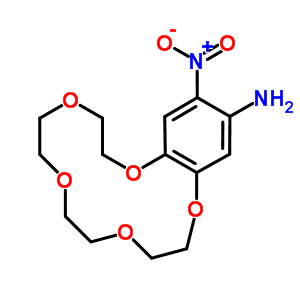 77001-50-4  16-nitro-2,3,5,6,8,9,11,12-octahydro-1,4,7,10,13-benzopentaoxacyclopentadecin-15-amine