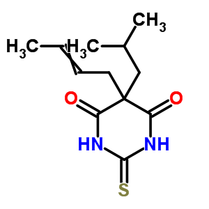 7729-75-1  5-but-2-en-1-yl-5-(2-methylpropyl)-2-thioxodihydropyrimidine-4,6(1H,5H)-dione