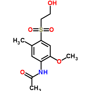 77565-50-5  N-{4-[(2-hydroxyethyl)sulfonyl]-2-methoxy-5-methylphenyl}acetamide