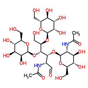 81034-76-6  2-(acetylamino)-2-deoxy-beta-D-glucopyranosyl-(1->3)-[alpha-D-mannopyranosyl-(1->5)]-[beta-D-mannopyranosyl-(1->4)]-2-(acetylamino)-2-deoxy-D-glucose