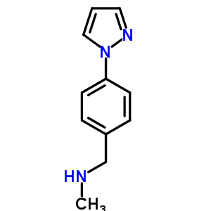 N-methyl-1-[4-(1H-pyrazol-1-yl)phenyl]methanamine