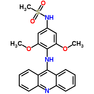 86955-71-7  N-[4-(acridin-9-ylamino)-3,5-dimethoxyphenyl]methanesulfonamide
