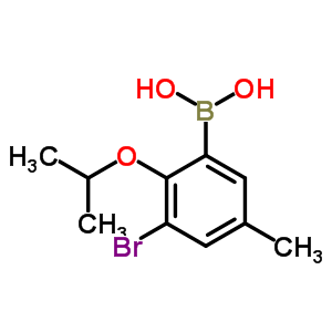 870718-01-7  [3-bromo-5-methyl-2-(1-methylethoxy)phenyl]boronic acid