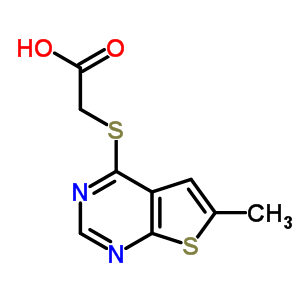890014-20-7  [(6-methylthieno[2,3-d]pyrimidin-4-yl)sulfanyl]acetic acid