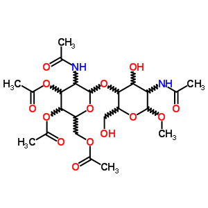 97242-82-5  methyl 2-(acetylamino)-2-deoxy-4-O-[3,4,6-tri-O-acetyl-2-(acetylamino)-2-deoxyhexopyranosyl]hexopyranoside
