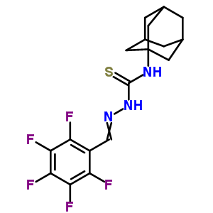 32471-10-6  2,3,4,5,6-pentafluorobenzaldehyde N-tricyclo[3.3.1.1~3,7~]dec-1-ylthiosemicarbazone